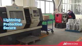 Veja a demonstração do pára-raios YH10W-36 para proteção contra raios de subestação