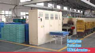 Um olhar mais atento: pára-raios com caixa de porcelana de 132kV Y10W5-132 para subestações