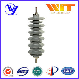 Bom preço O material de borracha ISO-9001 do silicone de MOA Type Lightning Surge Arrester certificou 30KV 5KA on-line