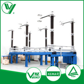 Bom preço Os isoladores trifásicos do interruptor de alta tensão exterior feito sob encomenda da desconexão 145KV comutam on-line
